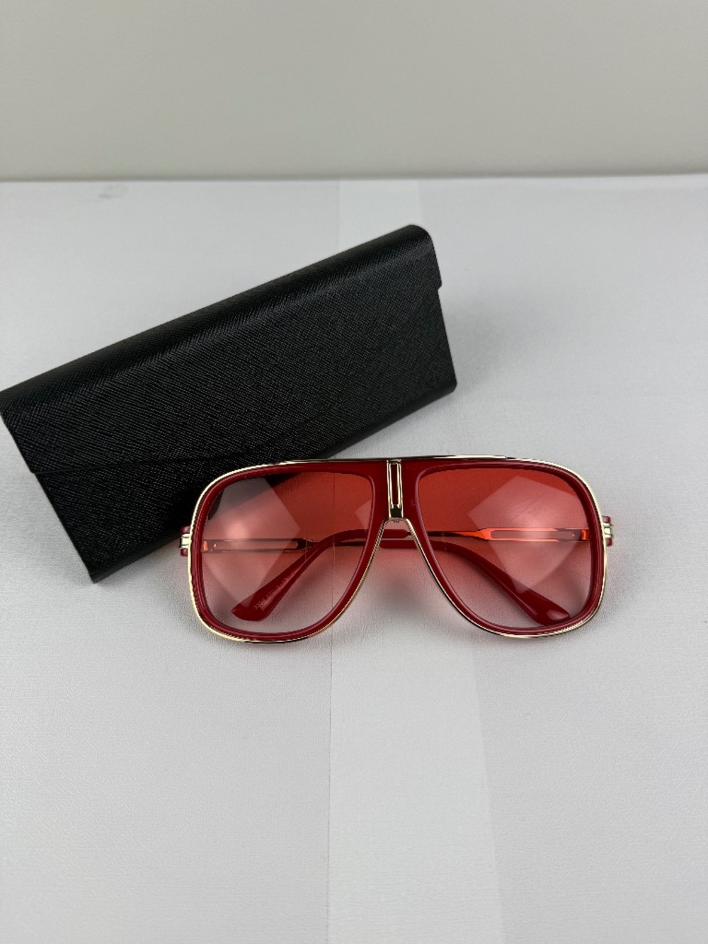 Retro Aviator Oversized Sunglasses for Women